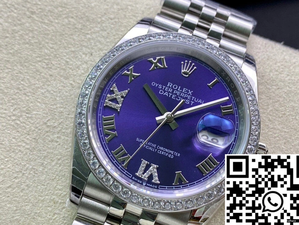 Datejust Diamond-set EW Factory Rolex M126284RBR-0013 Bezel 0716